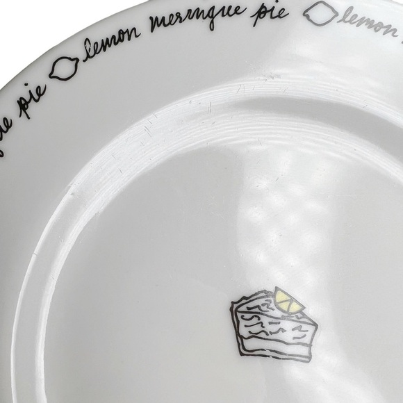 Pottery Barn Dessert Themed White 8 Inch Plates Lot of 3 - Picture 8 of 9